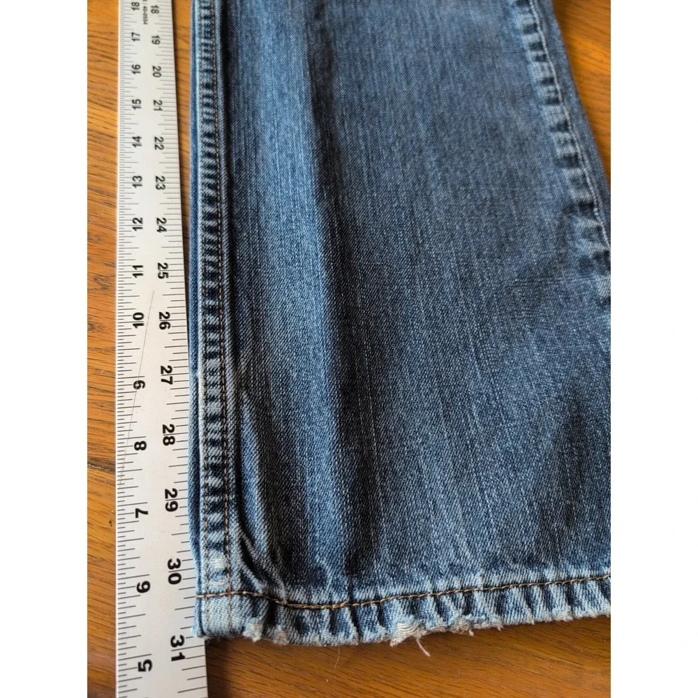 Levi's Men's 514 36x32 Original Straight Fit Jeans - Med Blue Wash 100% Cotton